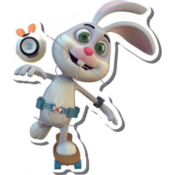 Adel Tavşan Momo Baby Puzzle - Resim 3