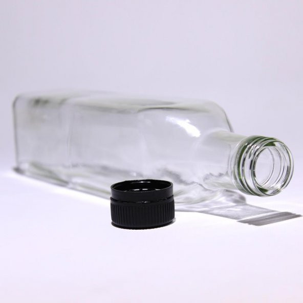 Zeytinyağı Şişesi Yağdanlık Sosluk Sirkelik 500 ml Şeffaf Marasca ürün görseli 1
