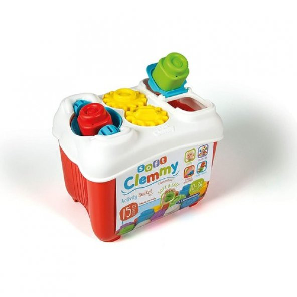 Baby Clementoni Soft Clemmy Yumuşak Blok Bultak Kovası ürün görseli 1