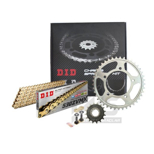 Did Zvm-x-Sunstar 2006-2007 Honda CBR 1000 RR Uyumlu Zincir Dişli Set Gold (Sarı) Renk ürün görseli 1