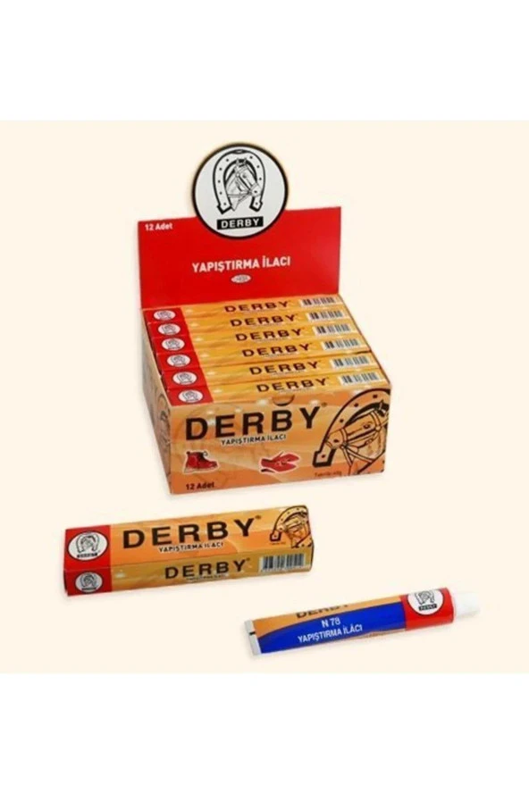 Derby Sıvı Yapıştırıcı Küçük 40 GR Tüp Kontakt Yapıştırıcı N.78 (12 Tüp Yapıştırıcı) ürün görseli 1