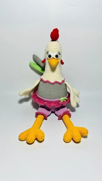Haylaz Tavuk Amigurumi Organik Oyuncak ürün görseli 1