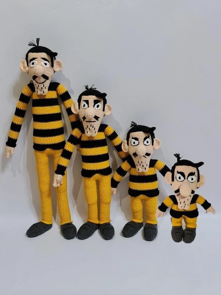 Daltonlar Amigurumi Organik Oyuncak ürün görseli 1