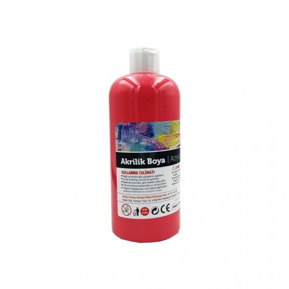 Red Apple Akrilik Boya 500 gr Kırmızı RA 500-12 ürün görseli 1