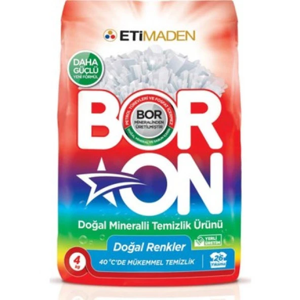 Boron Toz Deterjan Renkliler İçin 4  Kg ürün görseli 1