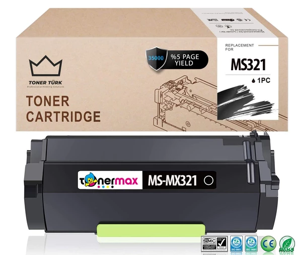 Lexmark MS421XL Muadil Toner MS521 / MX521 / MS622 / MX622 ürün görseli 1