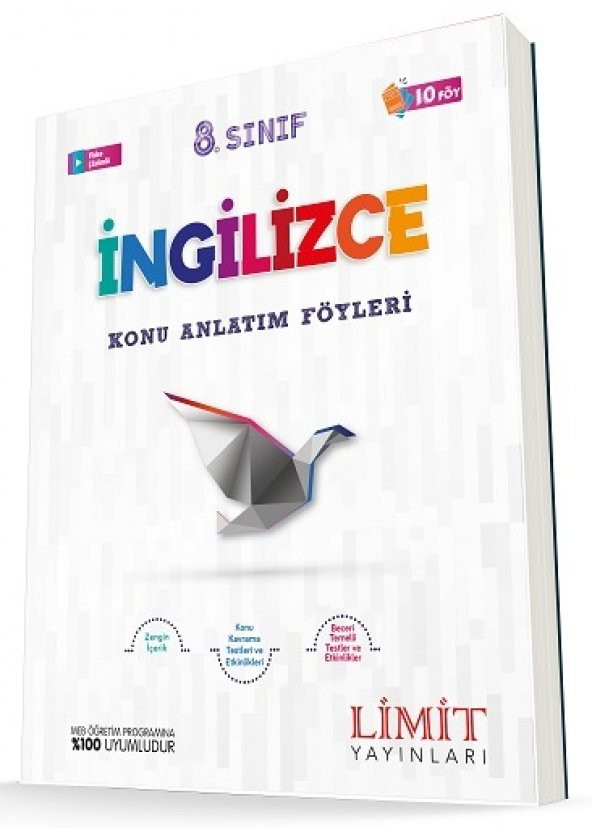 Limit 8. Sınıf İngilizce Konu Anlatım Föyleri 2023 ürün görseli 1