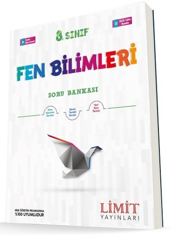 Limit 8. Sınıf Fen Bilimleri Soru Bankası 2023 ürün görseli 1
