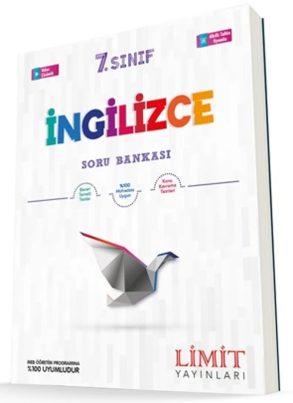 Limit 7. Sınıf İngilizce Soru Bankası 2023 ürün görseli 1