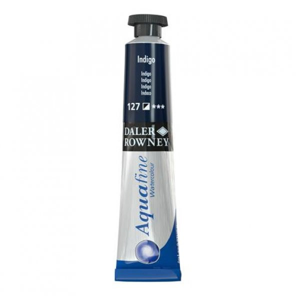 Daler Rowney Aquafine Tüp Suluboya 8ml INDIGO 127 ürün görseli 1