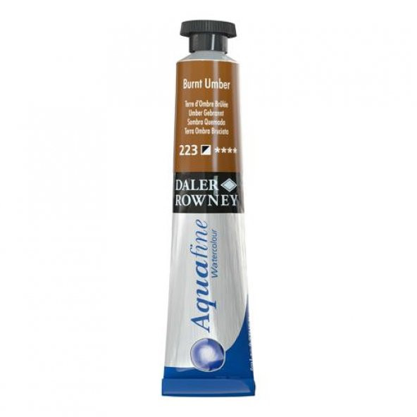 Daler Rowney Aquafine Tüp Suluboya 8ml BURNT UMBER 223 ürün görseli 1