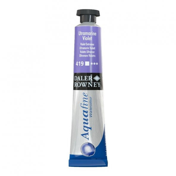 Daler Rowney Aquafine Tüp Suluboya 8ml ULTRAMARINE VIOLET 419 ürün görseli 1