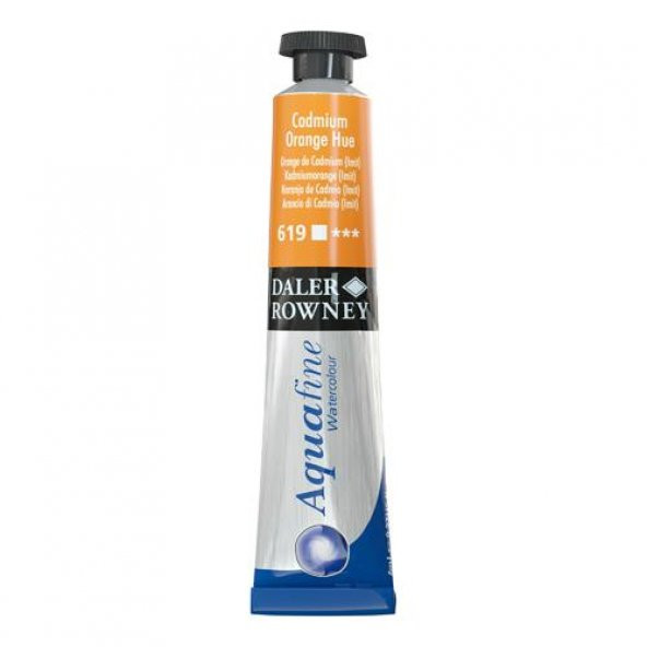 Daler Rowney Aquafine Tüp Suluboya 8ml CAD. ORANGE HUE 619 ürün görseli 1