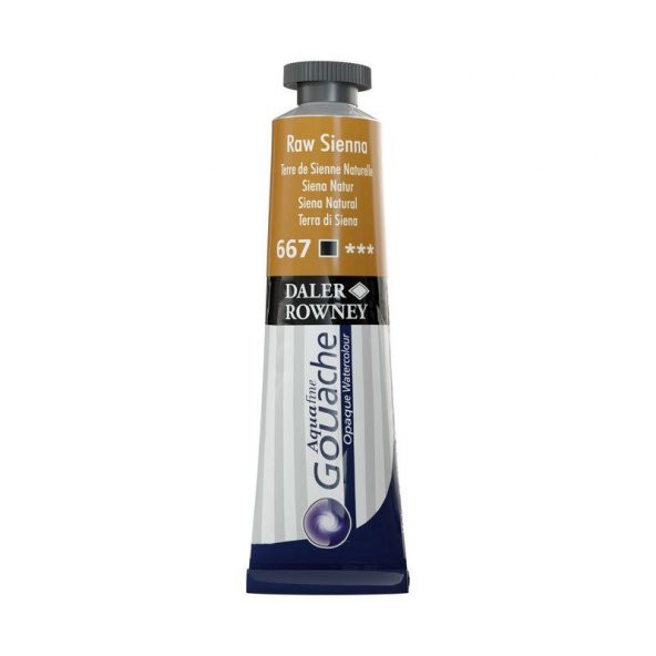 Daler Rowney Aquafine Guaj Boya Tüp 15ml Raw Sienna 667 ürün görseli 1