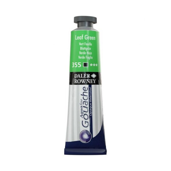 Daler Rowney Aquafine Guaj Boya Tüp 15ml Leaf Green 355 ürün görseli 1