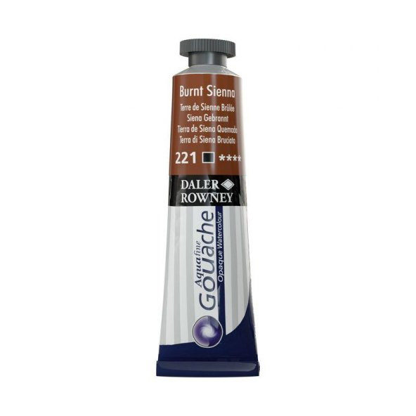 Daler Rowney Aquafine Guaj Boya Tüp 15ml Burnt Sienna 221 ürün görseli 1