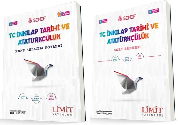 Limit 8. Sınıf İnkılap Konu Föyleri + Soru Seti 2 Kitap ürün görseli 1