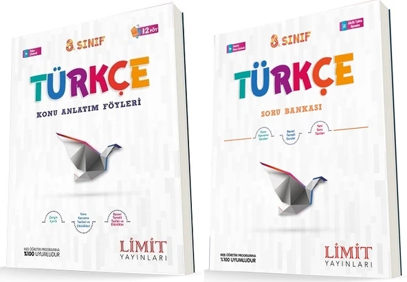 Limit 8. Sınıf Türkçe Konu Föyleri + Soru Seti 2 Kitap ürün görseli 1