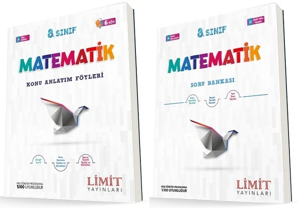 Limit 8. Sınıf Matematik Konu Föyleri + Soru Seti 2 Kitap ürün görseli 1