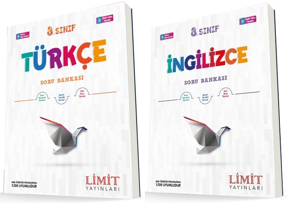 Limit 8. Sınıf Türkçe + İngilizce Soru Seti 2 Kitap ürün görseli 1