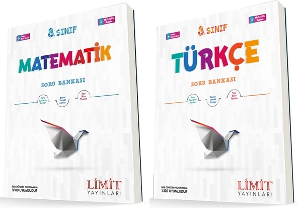 Limit 8. Sınıf Matematik + Türkçe Soru Seti 2 Kitap ürün görseli 1