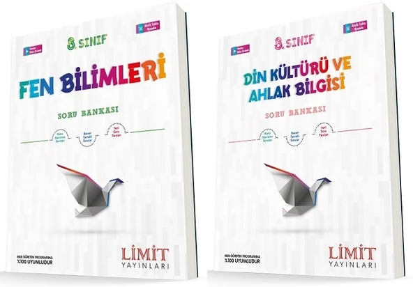 Limit 8. Sınıf Fen Bilimleri + Din Soru Seti 2 Kitap ürün görseli 1