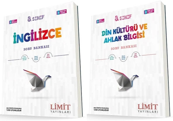 Limit 8. Sınıf İngilizce + Din Soru Seti 2 Kitap ürün görseli 1