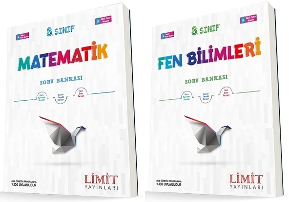 Limit 8. Sınıf Matematik + Fen Bilimleri Soru Seti 2 Kitap ürün görseli 1