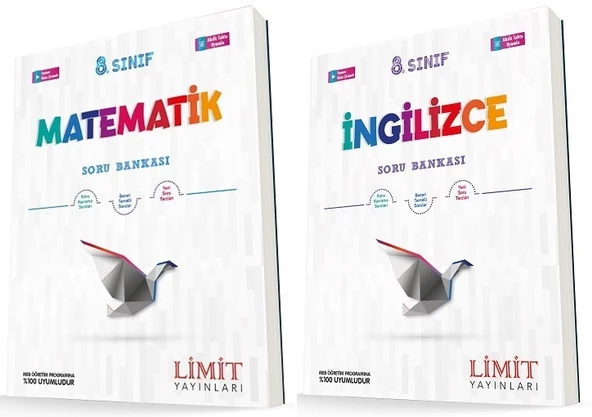 Limit 8. Sınıf Matematik + İngilizce Soru Seti 2 Kitap ürün görseli 1
