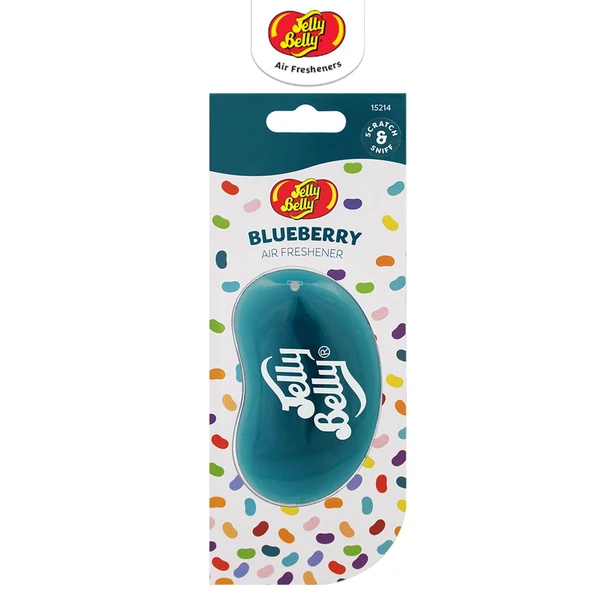 Jelly Belly 3D Hanging  Asma Koku Blueberry 18gr. Feslegen, Y.Mersini, Vanilya Aromali ürün görseli 1