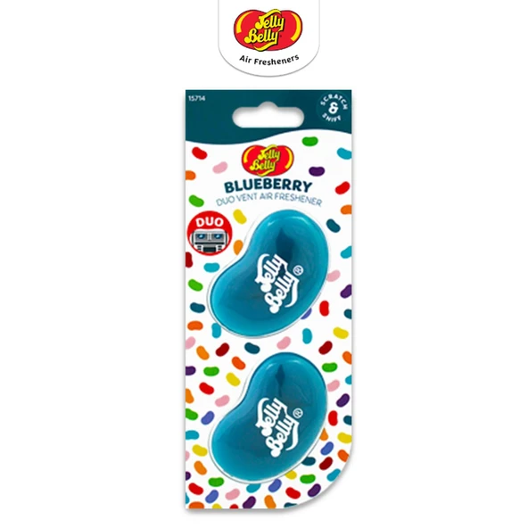 Jelly Belly DuoVent Kalorifere Geçme Koku Blueberry 14gr. Feslegen, Y.Mersini, Vanilya Aromali ürün görseli 1