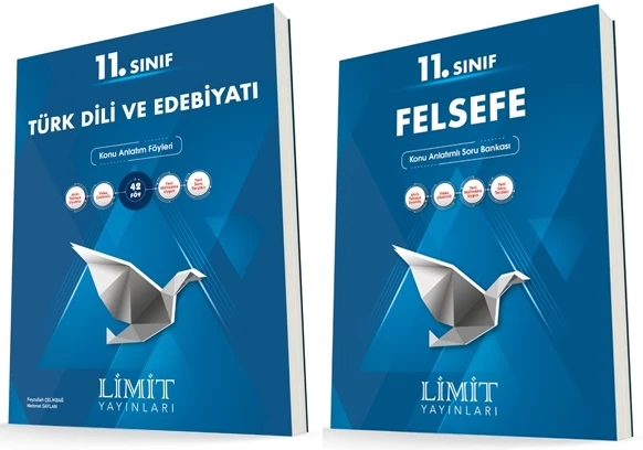 Limit 11. Sınıf Edebiyat + Felsefe Konu Föyleri Seti 2 Kitap ürün görseli 1