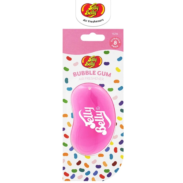 Jelly Belly 3D Hanging  Asma Koku BubleGum 18gr. Tatlı Sakız, Keklik Üzümü, Vanilya, Portakal Aromal ürün görseli 1