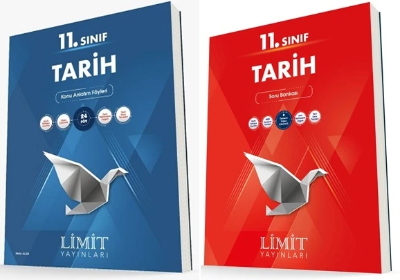Limit 11. Sınıf Tarih Anlatım Konu Föyleri + Soru Seti 2 Kitap ürün görseli 1