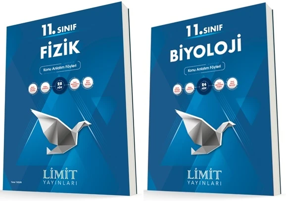 Limit 11. Sınıf Fizik + Biyoloji Konu Föyleri Seti 2 Kitap ürün görseli 1