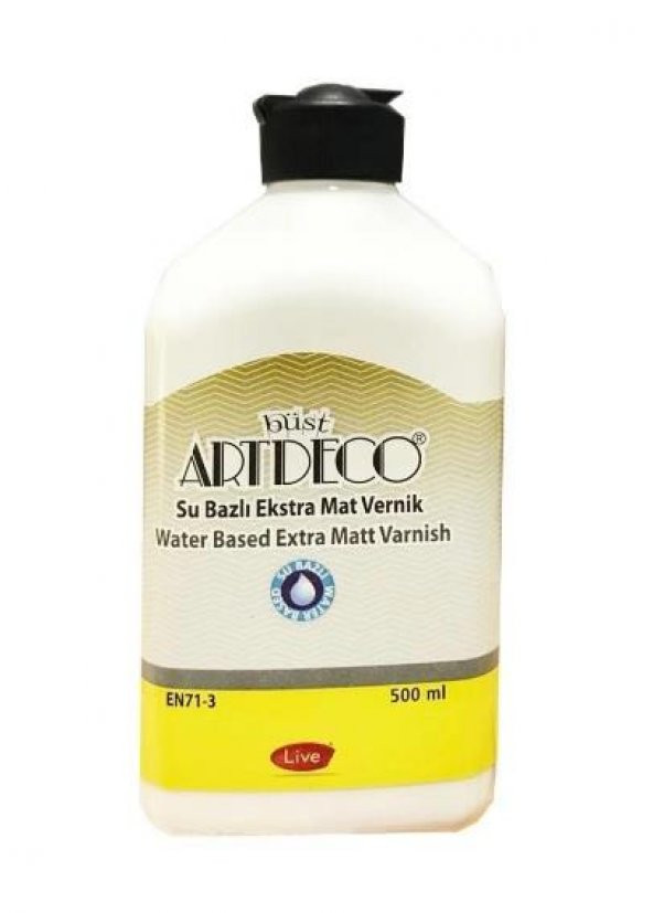 Artdeco Su Bazlı Vernik Ekstra Mat 500 ML ürün görseli 1
