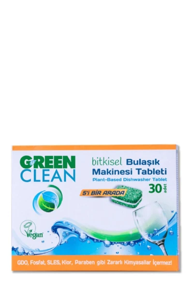 Bitkisel Bulaşık Makinesi Tableti 30 Adet ürün görseli 1