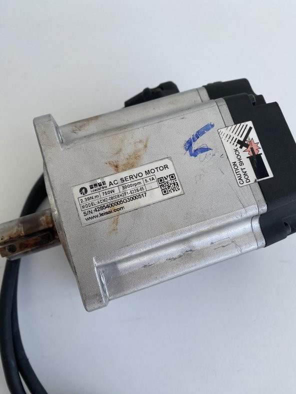Leadshine ACM2-08008H2F1-E23S-65 750W Servo Motor 2.El - Resim 3