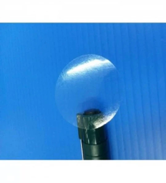75 MM PVC ŞEFFAF YUVARLAK ETİKET 500 LÜ SARIM ürün görseli 1