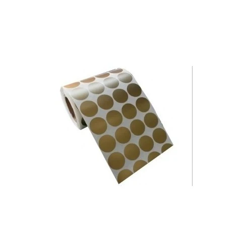 GOLD YUVARLAK ETİKETİ 25MM 2000´Lİ ürün görseli 1