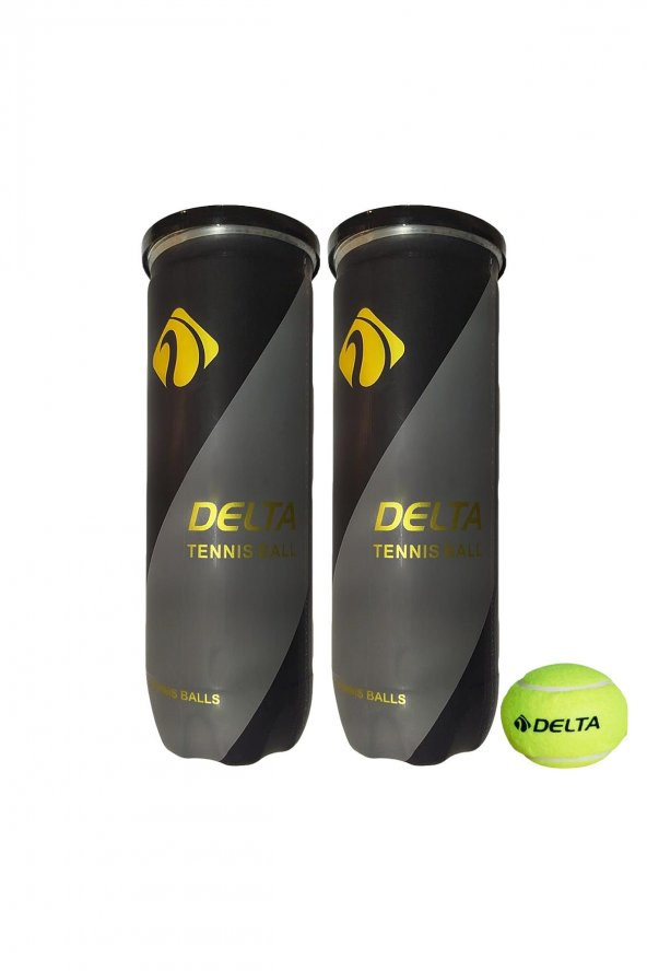Delta Profesyonel Seviye Özel Vakumlu Tüpte 6 Adet Dura-Strong Tenis Maç Topu ürün görseli 1