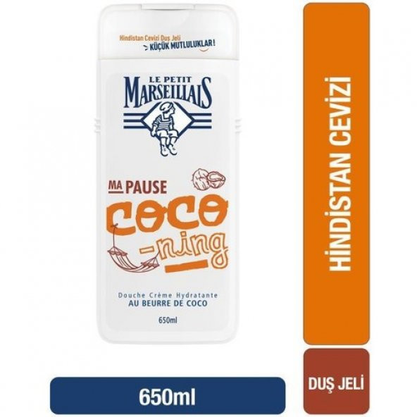 Le Petit Marseillais Bonheur Serisi Hindistan Cevizi Duş Jeli 650 ml ürün görseli 1