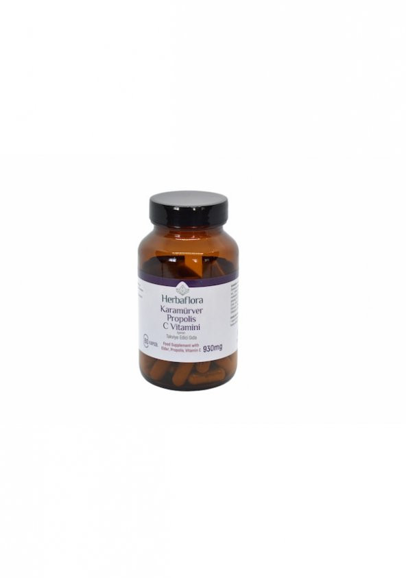 Herbaflora Karamürver - Propolis - C Vitamini 60 Kapsül 930mg ürün görseli 1