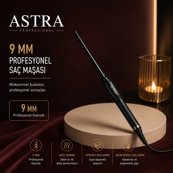 Astra F998B-9 mm Saç Maşası ürün görseli 1