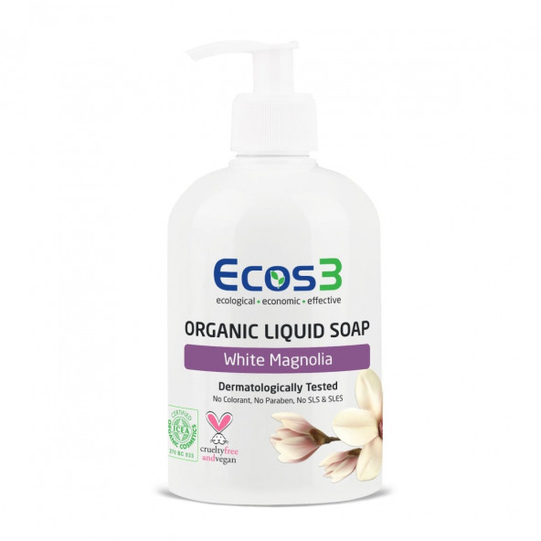 Organik Sıvı Sabun - Beyaz Manolya (500 ml) ürün görseli 1