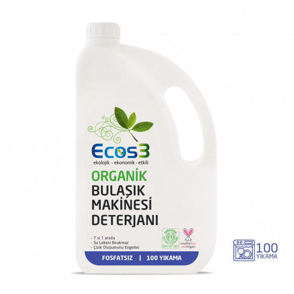 Organik Bulaşık Makinesi Deterjanı (2,5 lt) ürün görseli 1