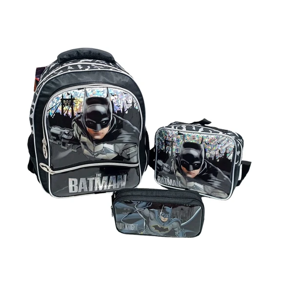 Batman Okul, Beslenme ve Kalem Çantası 3'Lü Set ürün görseli 1