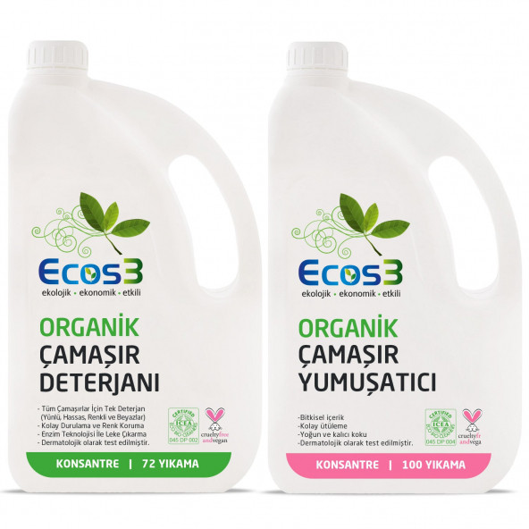Organik Çamaşır Yıkama Seti (2388) ECOS3 ürün görseli 1
