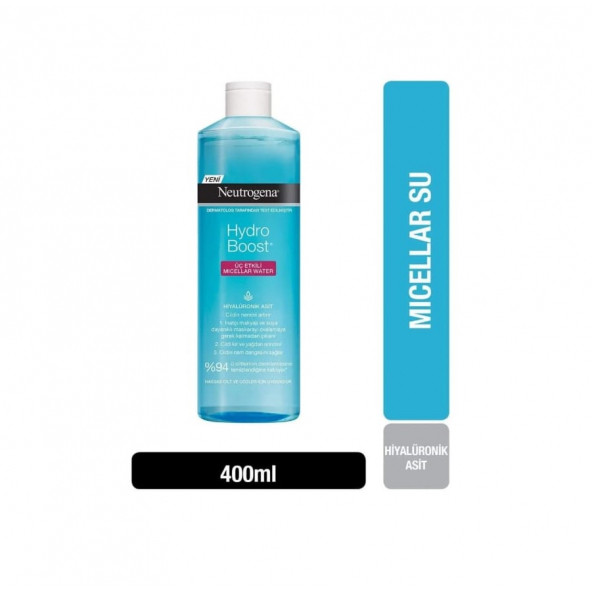 Neutrogena Hydro Boost Micellar Water Makyaj Temizleme Suyu 400 ML ürün görseli 1
