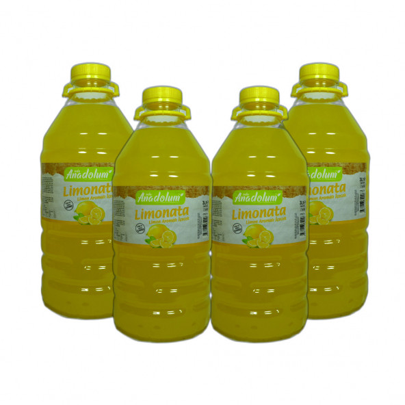 LİMONATA 3 LT 4 LÜ EKONOMİK PAKET ürün görseli 1